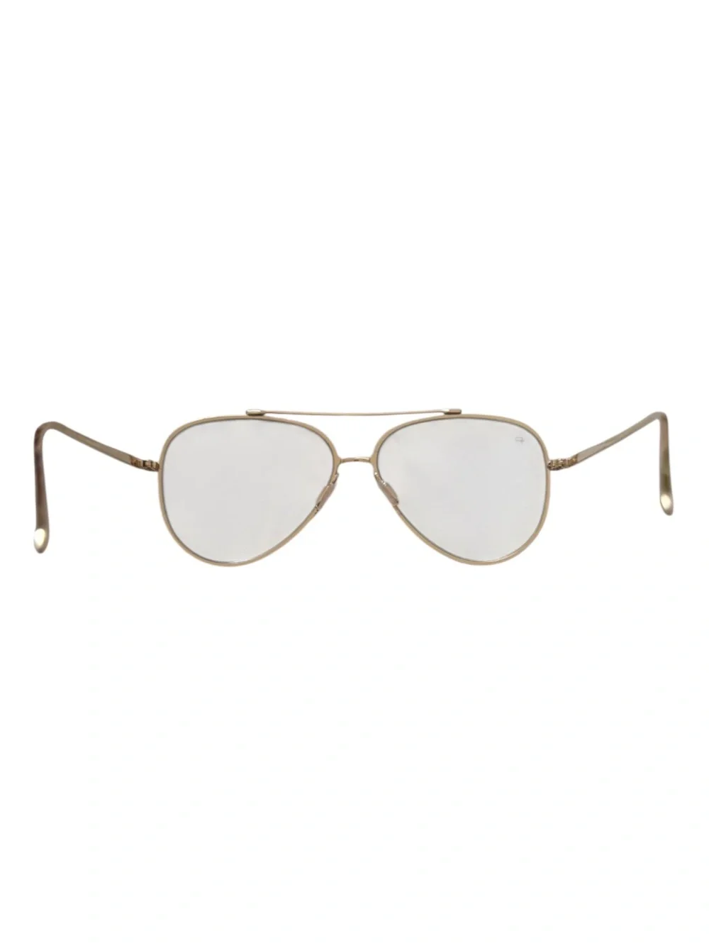 NWT Clear Aviator Glasses With Gold Frame